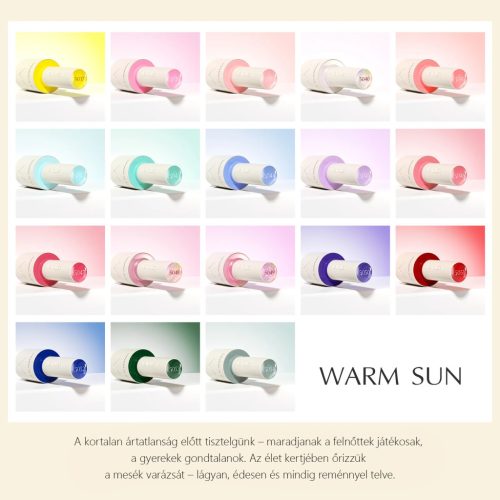 Venalisa Gél Lakk szett - V3 - Warm Sun - 18 db szín (10 ml)