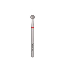   ÜLKA Gyémánt csiszolófej "ball" red 4 mm B040-F