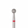 ÜLKA Gyémánt csiszolófej "ball" red 4 mm B040-F