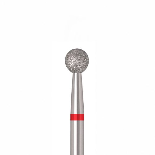 ÜLKA Gyémánt csiszolófej "ball" red 4 mm B040-F