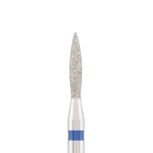 Divinity Gyémánt csiszolófej "flame" sharp kék L- 10,0 mm, 1,8 mm DBS-243B.018.SH