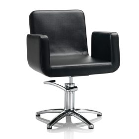 Hair Capital fekete fodrász szék - csillag talppal