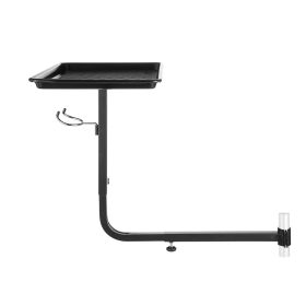 Fodrászszékre erősíthető, forgatható fém tálca