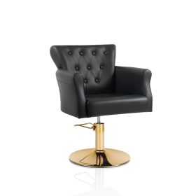 Gold Hair Throne fodrász szék - kör talp