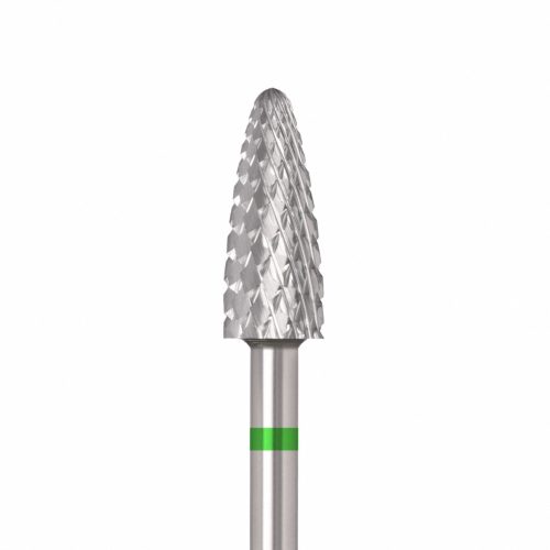 ÜLKA Keményfém csiszolófej "corn" green 5 mm / 13 mm C513-C