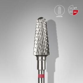   Staleks Karbid csiszolófej - "frustum" piros - FT70R060/14
