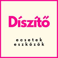 Díszítő ecsetek és eszközök