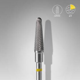   Staleks Karbid csiszolófej - "frustum" sárga - FT70Y040/13