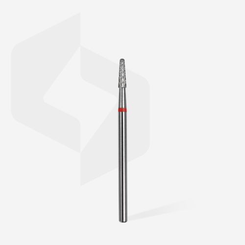 Staleks Karbid csiszolófej - "cone" piros - FT71R023/8