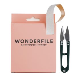   Wonderfile File Tape - szalag reszelőhöz 130x15mm 7m + olló 180grit