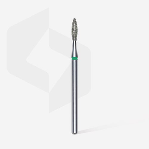 Staleks Gyémánt csiszolófej - "flame" zöld - FA10G021/8