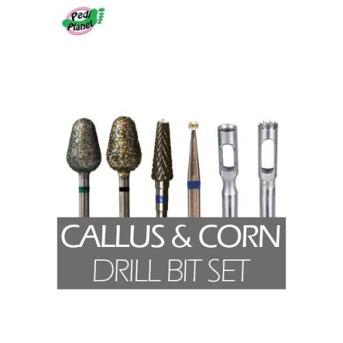 Pedi Planet Callus & Corn drill fréz készlet 6db-os