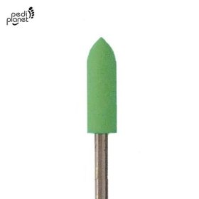   Pedi Planet keskeny gumi köröm polírozó fej zöld/közepes