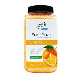 Pedi Planet Narancsos fürdősó lábáztatáshoz teafaolajjal 950g