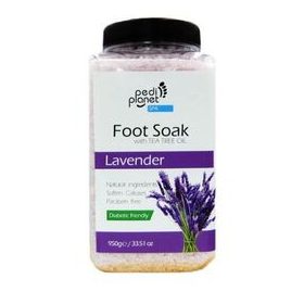 Pedi Planet Levendulás fürdősó lábáztatáshoz teafaolajjal 950g
