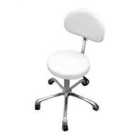 Nikol fehér műbőr gázrugós munkaszék