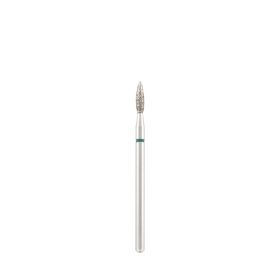   Divinity Gyémánt csiszolófej "flame" sharp zöld L- 8,0 mm, 2,1 mm DBS-243G.021.SH