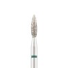 Divinity Gyémánt csiszolófej "flame" sharp zöld L- 8,0 mm, 2,1 mm DBS-243G.021.SH