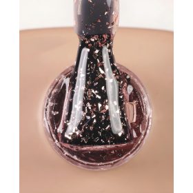 DARK Pink Flake Top coat 10 ml