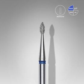   Staleks Gyémánt csiszolófej - "drop" kék 1,6 mm/4 mm - FA40B016/4