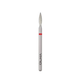   ÜLKA Gyémánt csiszolófej "flame" red 2,3 mm / 10 mm F2310-F