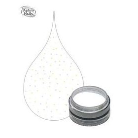 Aphro Nails színes porcelánpor Sparkling White 3,5g