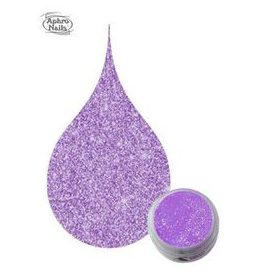 Aphro Nails színes porcelánpor Purple Glitter 3,5g