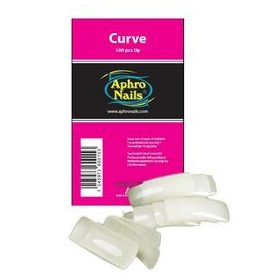 Aphro Nails Curve műköröm tip (hajlított, karvaly 100db)