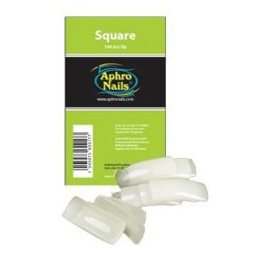 Aphro Nails Square műköröm tip (egyenes 100db)