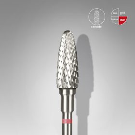   Staleks Karbid csiszolófej - "corn" piros - FT90R050/13
