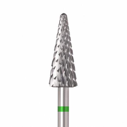 ÜLKA Keményfém csiszolófej "cone" green 6 mm / 15 mm C615-C