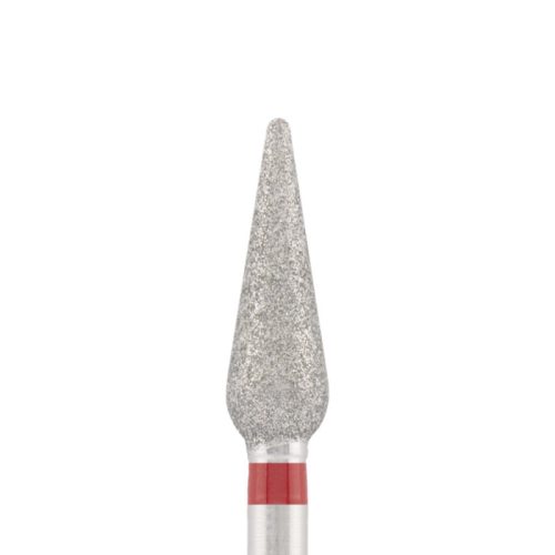 Divinity Gyémánt csiszolófej "sharp drop" piros L- 12,0 mm, 4,0 mm DBS-266R.040