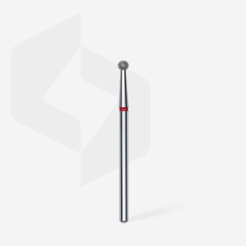 Staleks Gyémánt csiszolófej - "golyó" piros 2,7mm - FA01R027